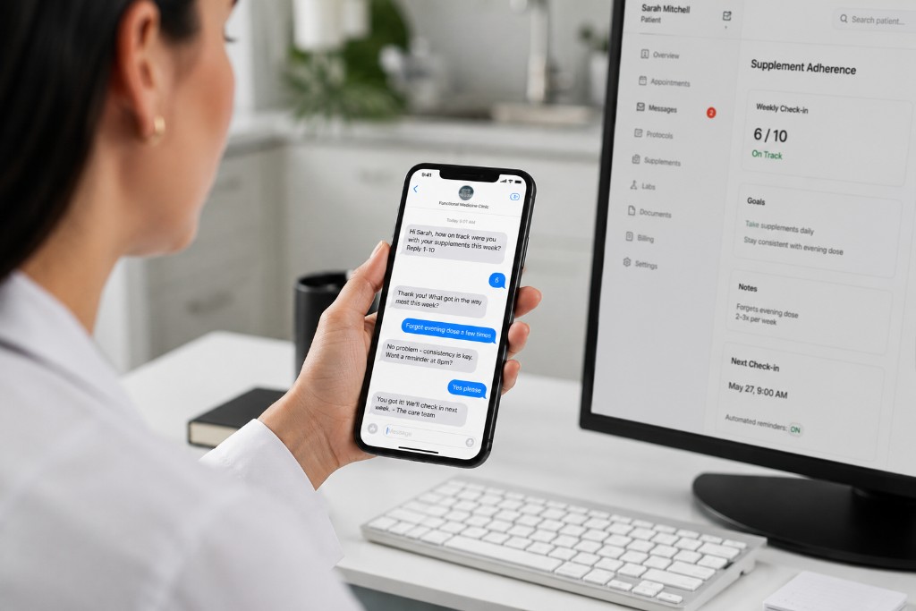How to text patients about supplement adherence